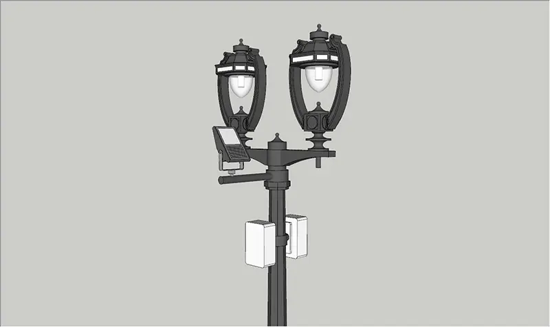 advanced technology intelligent street lamp suitable for public lighting