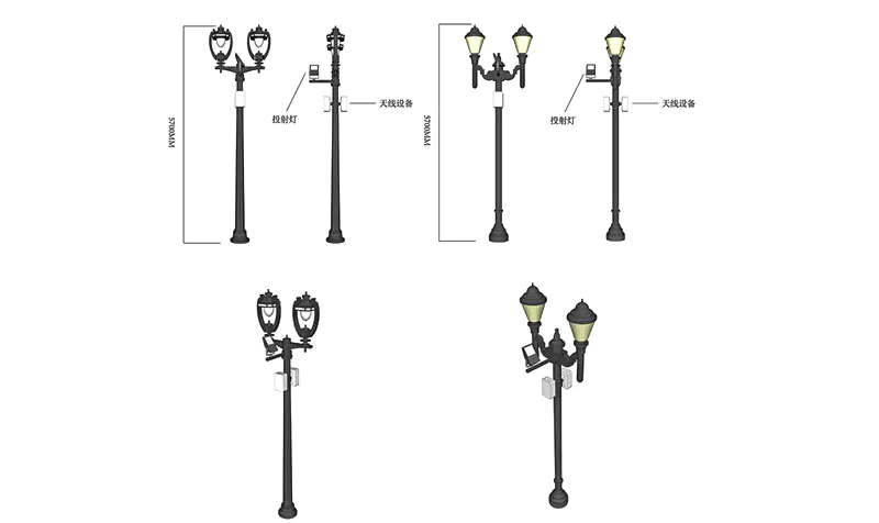 street lamp post public lighting GH