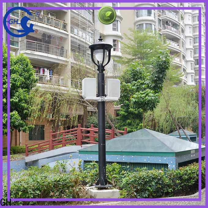 GH advanced technology smart street light pole good for public lighting