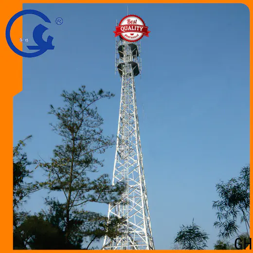GH light weight cell phone tower excelent for telecommunication