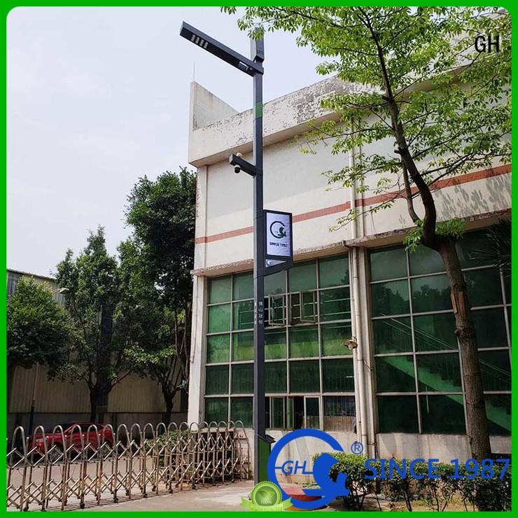 aumatic brightness adjustment smart street light pole ideal for lighting management