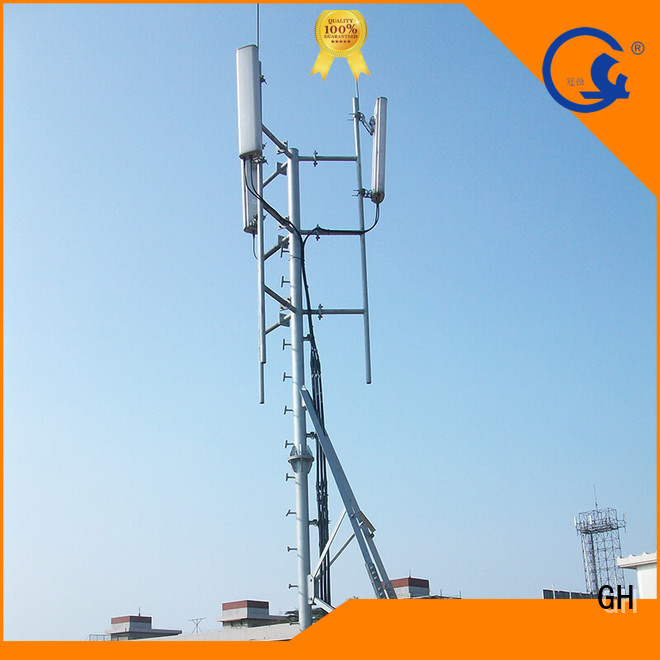 good quality antenna support pole suitable for building in the peak