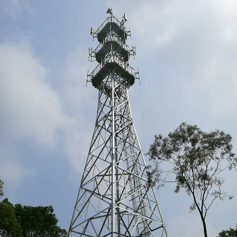 Angle Tower, Three legged steel tower, Four legged steel tower