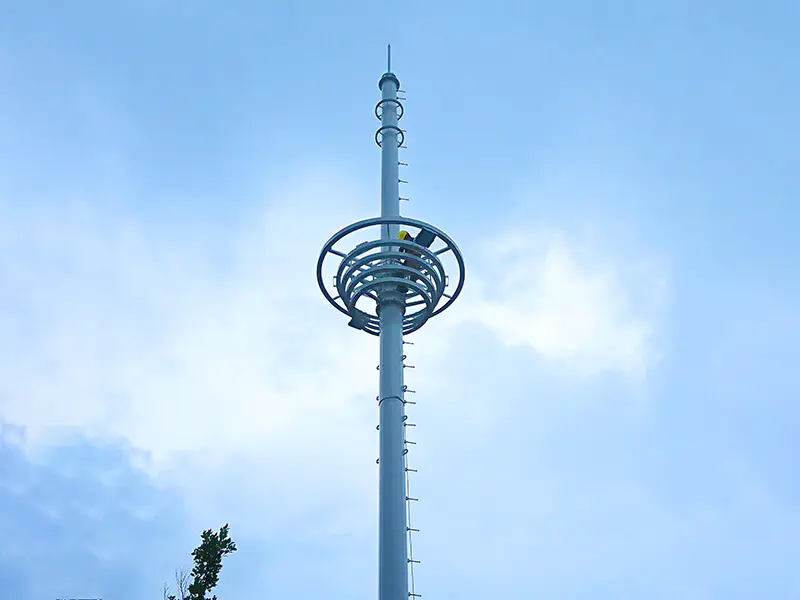 GH light weight communication pole comnunication system