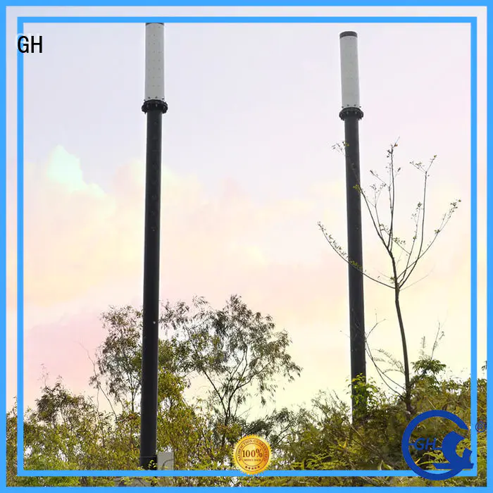 GH energy saving smart street light pole cost effective for public lighting