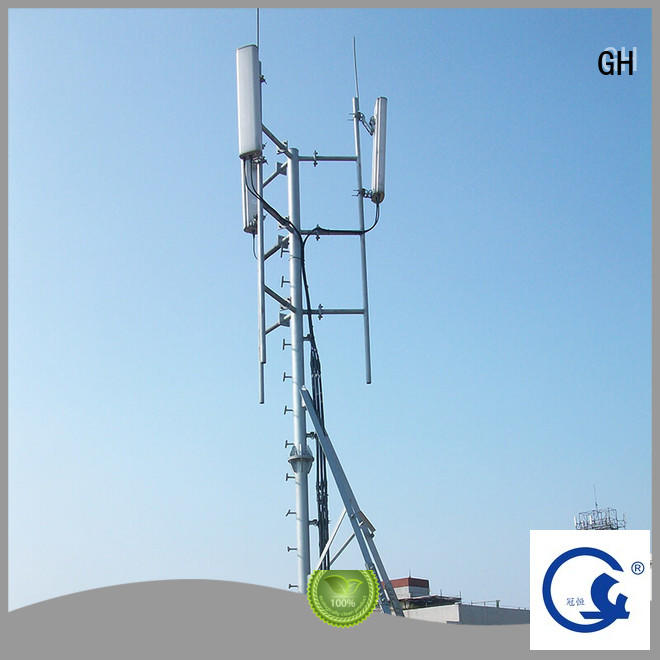 GH stable antenna support pole ideal for building in the peak