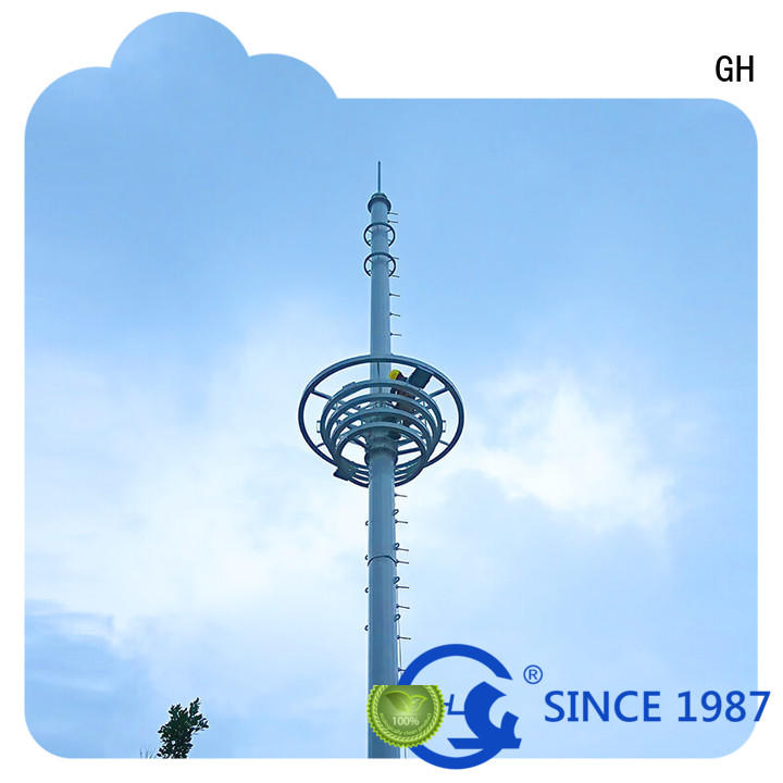 Landscape Communication Tower，single tupe tower