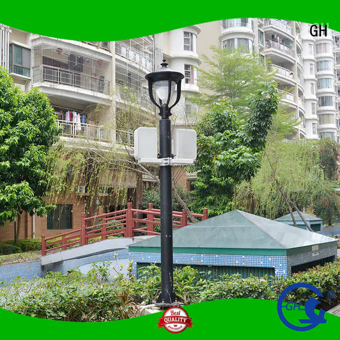 GH efficient street lamp post lighting management