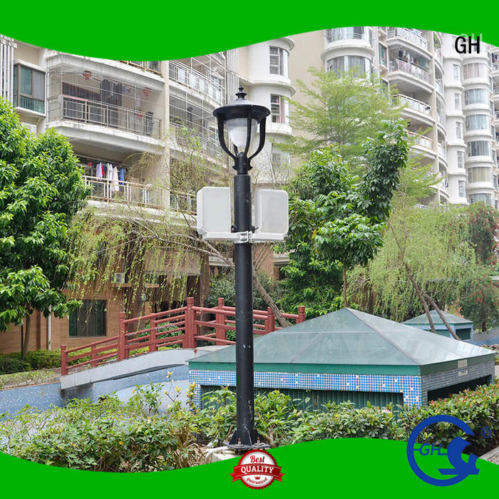 GH efficient street lamp post lighting management