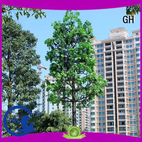GH simple structure cell phone tower tree with good quality for cell commnucation