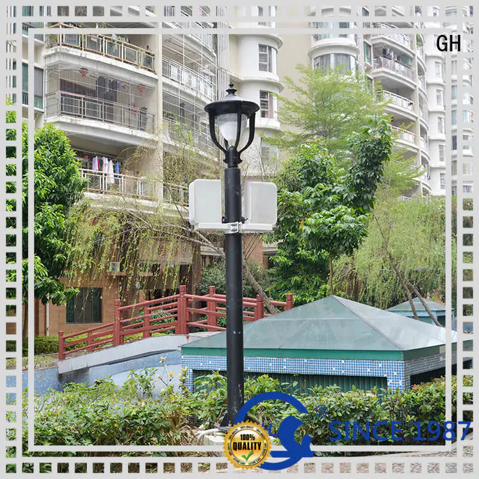 GH advanced technology smart street light pole good for public lighting