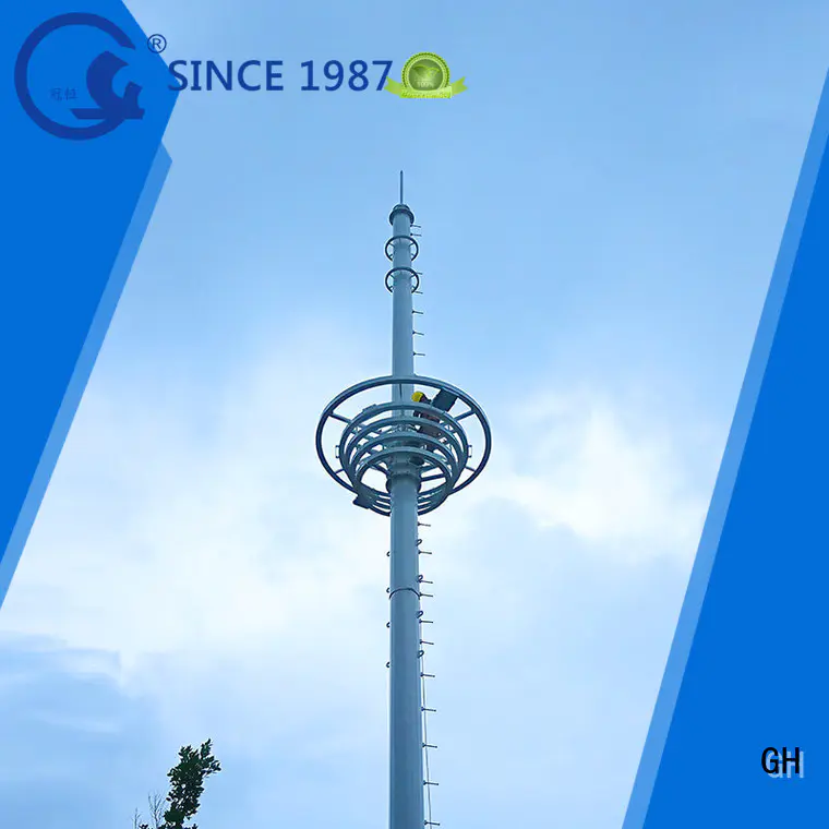 GH monopole tower suitable for communication industy