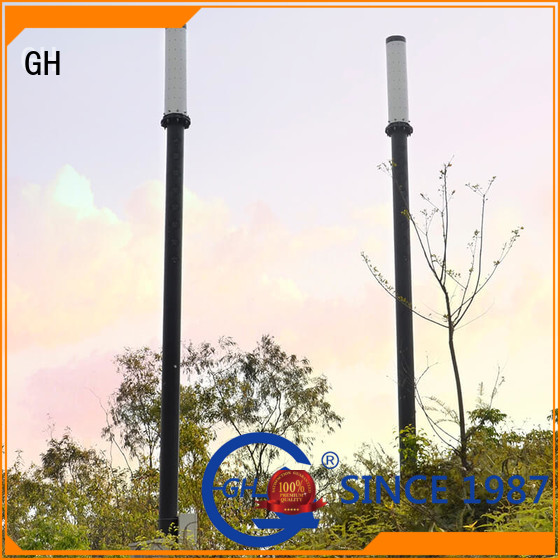 GH energy saving smart street light pole good for public lighting