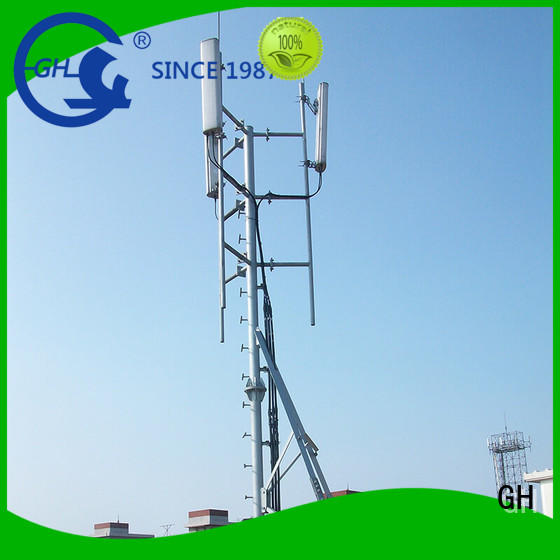 GH antenna support pole ideal for building in the peak