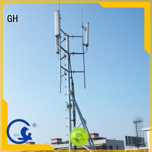 GH antenna support pole ideal for building in the peak