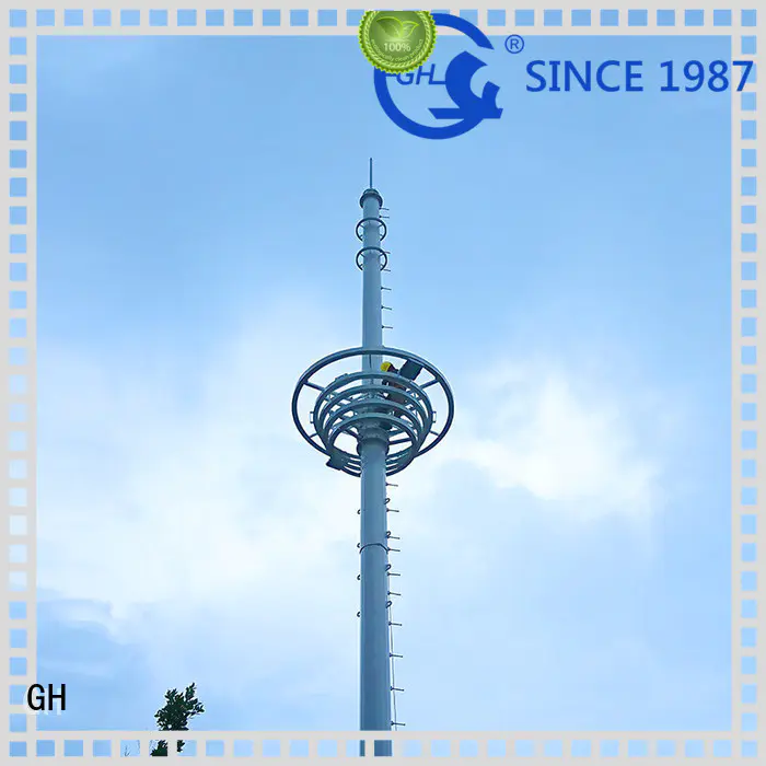GH light weight telecommunication tower excelent for communication industy